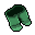 Green Folded Pants