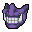 Purple Oni Half Mask