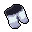 White Folded Pants